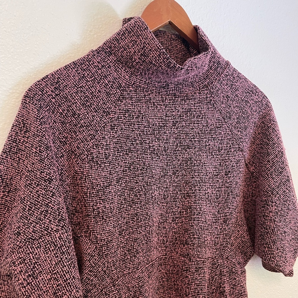 Maeve Anthropologie Tweed Mockneck Puff Sleeve Dress Size XS - Picture 2 of 6
